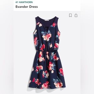 41 HAWTHORN Evander Dress | Navy | Small
